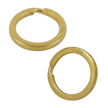 Custom Metal Gold Split Ring